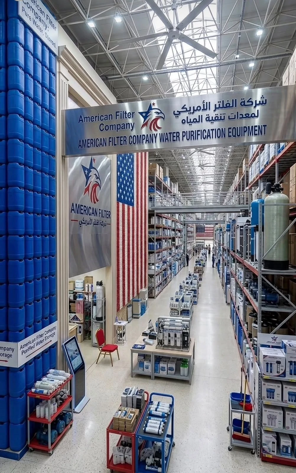 معرض شركة الفلتر الأمريكي لمعدات تنقية المياه